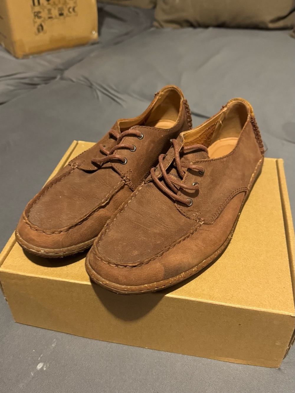 Cole Haan Brown Suede Chukka Lace-Up Boots